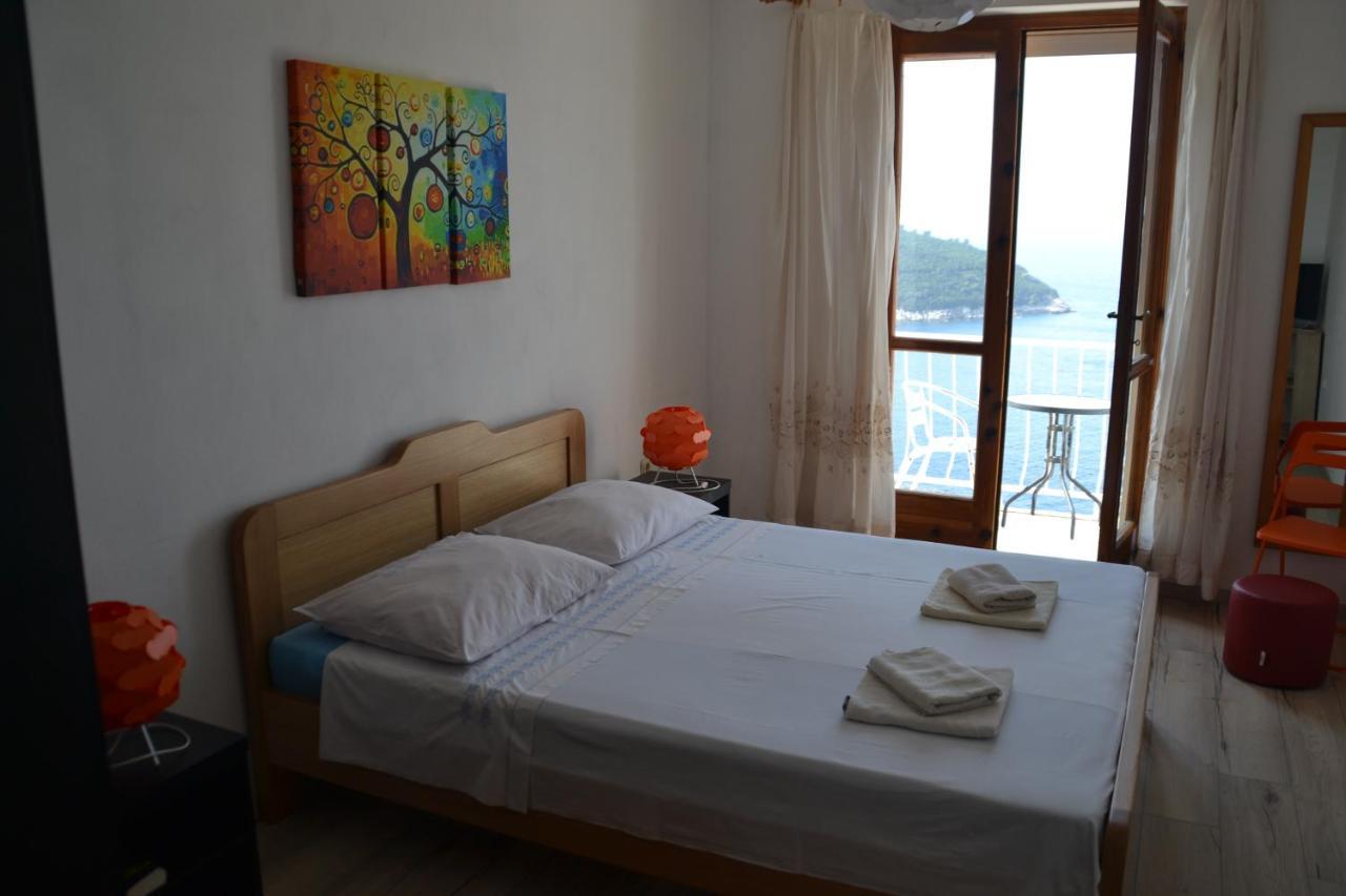 Panoramic Sea And Old Town View Dubrovnik Apartment Exterior photo