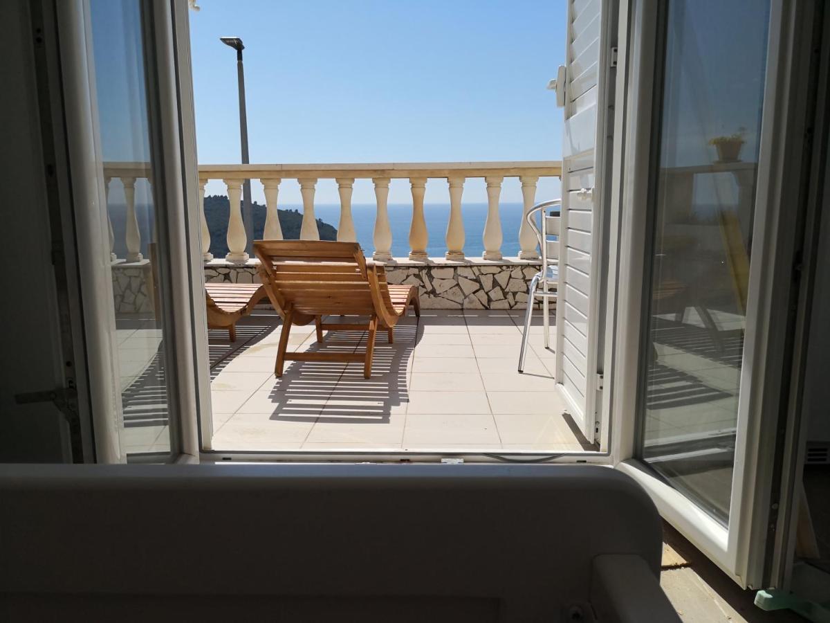 Panoramic Sea And Old Town View Dubrovnik Apartment Exterior photo